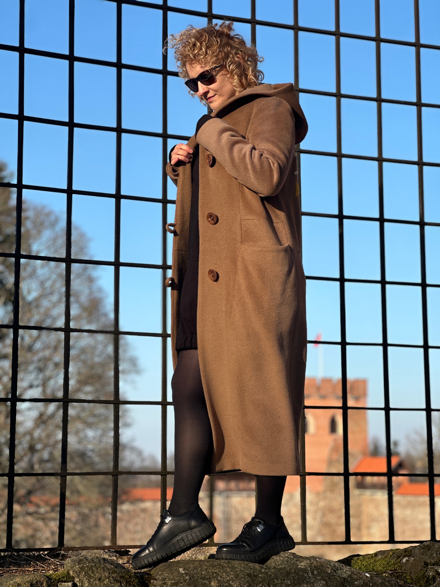 Exclusive 1-of-1 "Planet Ukraine" Alpaca Wool Coat