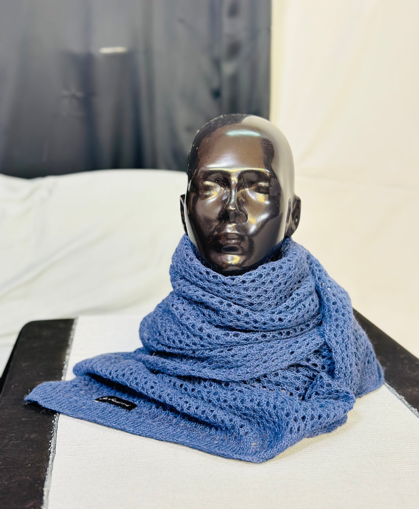 Muted Ocean The Cloud Wrap | Artisanal Shawl