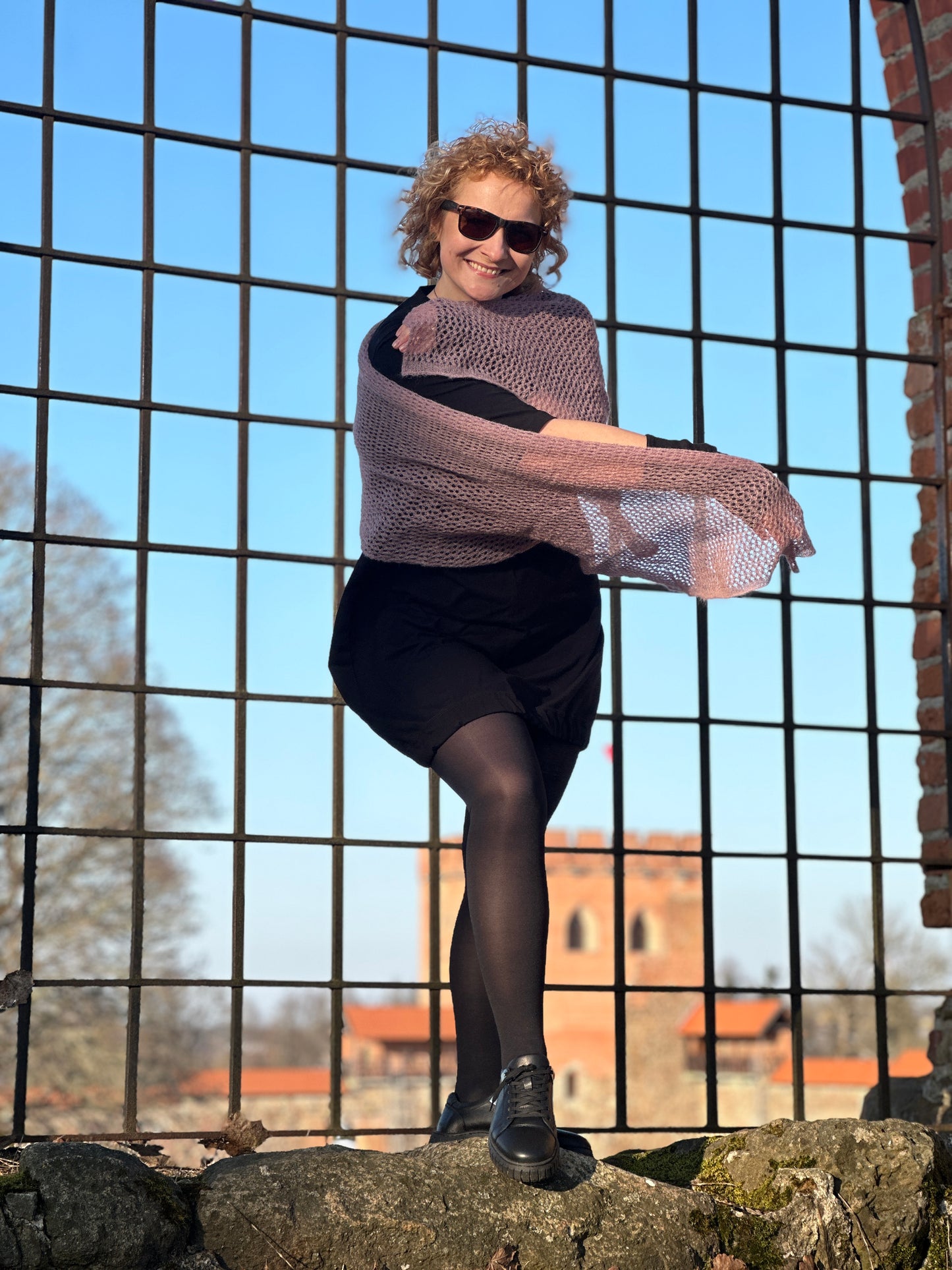 Amethyst Mist The Cloud Wrap | Artisanal Shawl