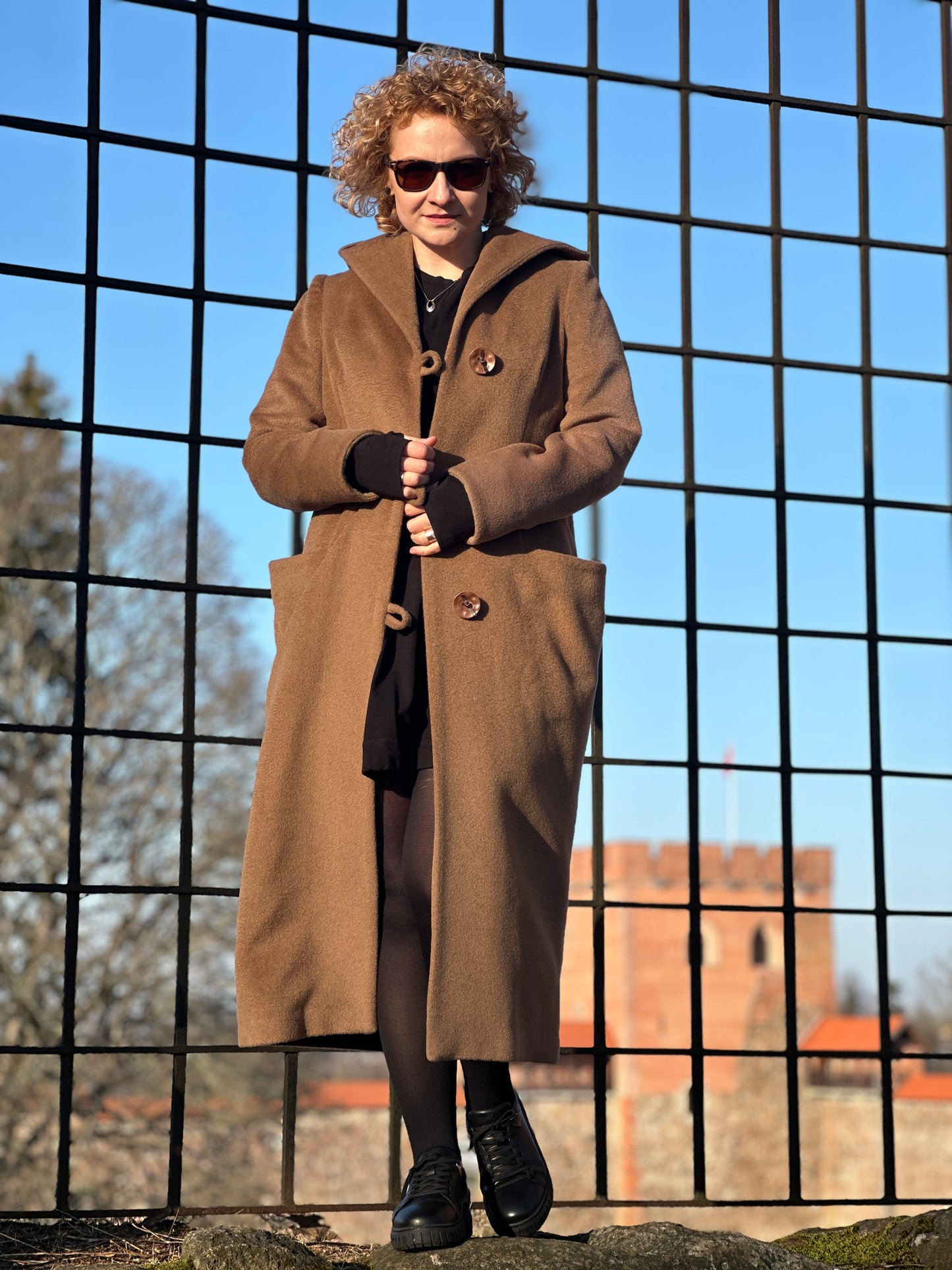 Exclusive 1-of-1 "Planet Ukraine" Alpaca Wool Coat