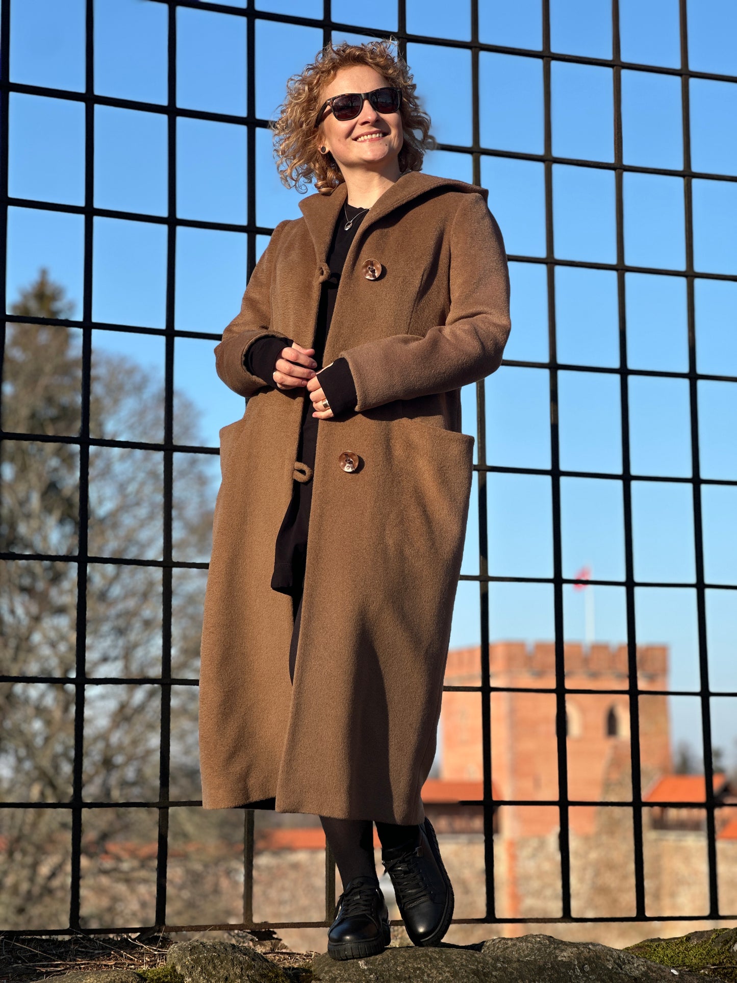 Exclusive 1-of-1 "Planet Ukraine" Alpaca Wool Coat