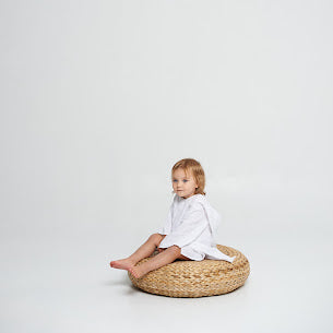 KRABI Kids Muslin Hooded Poncho