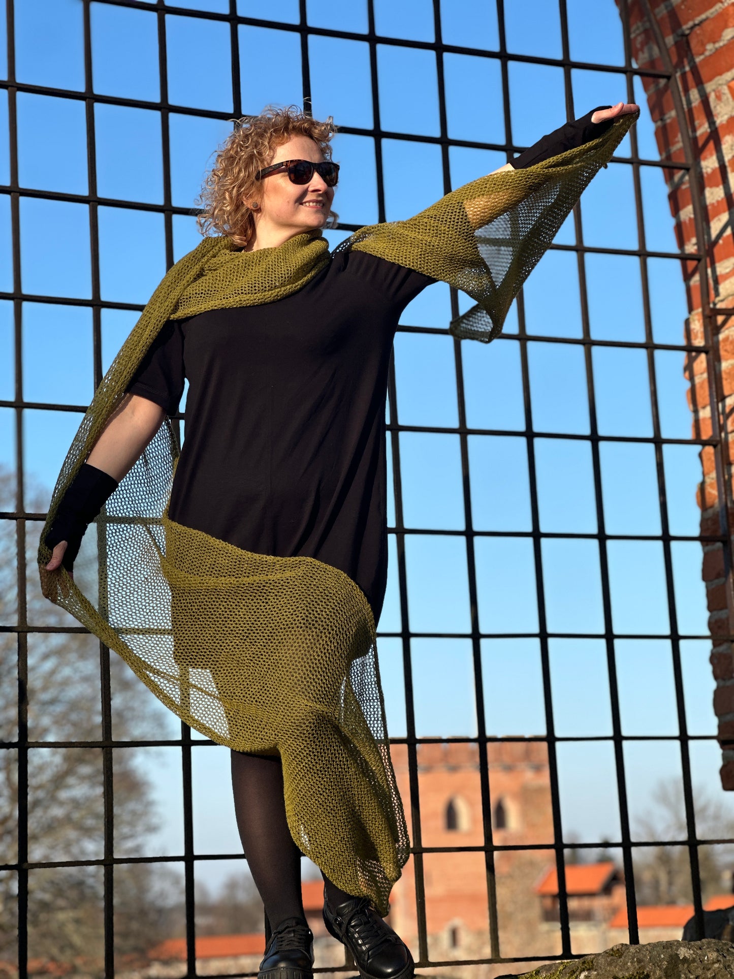 Soft Moss The Cloud Wrap | Artisanal Shawl