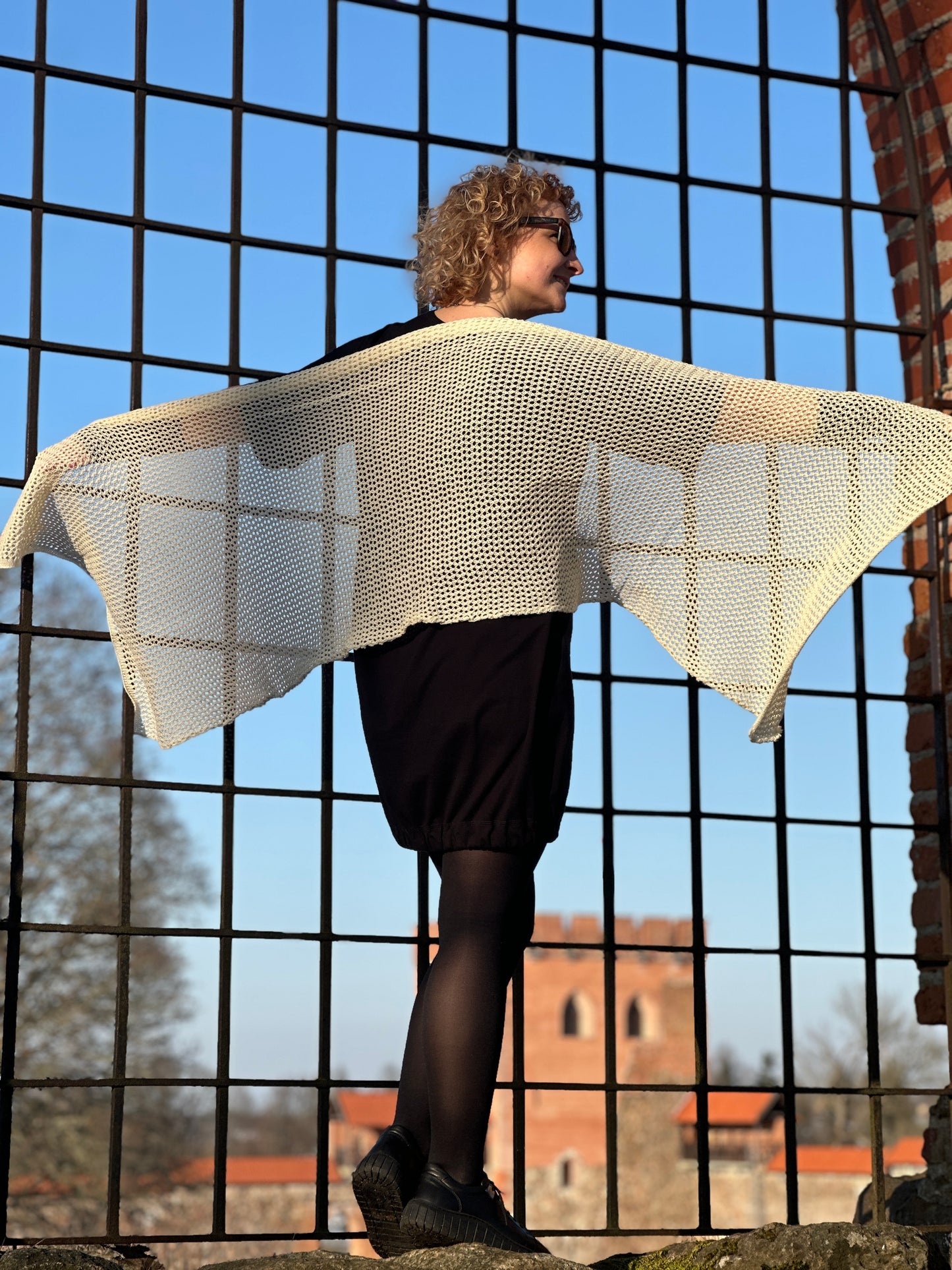Honey Oat The Cloud Wrap | Artisanal Shawl
