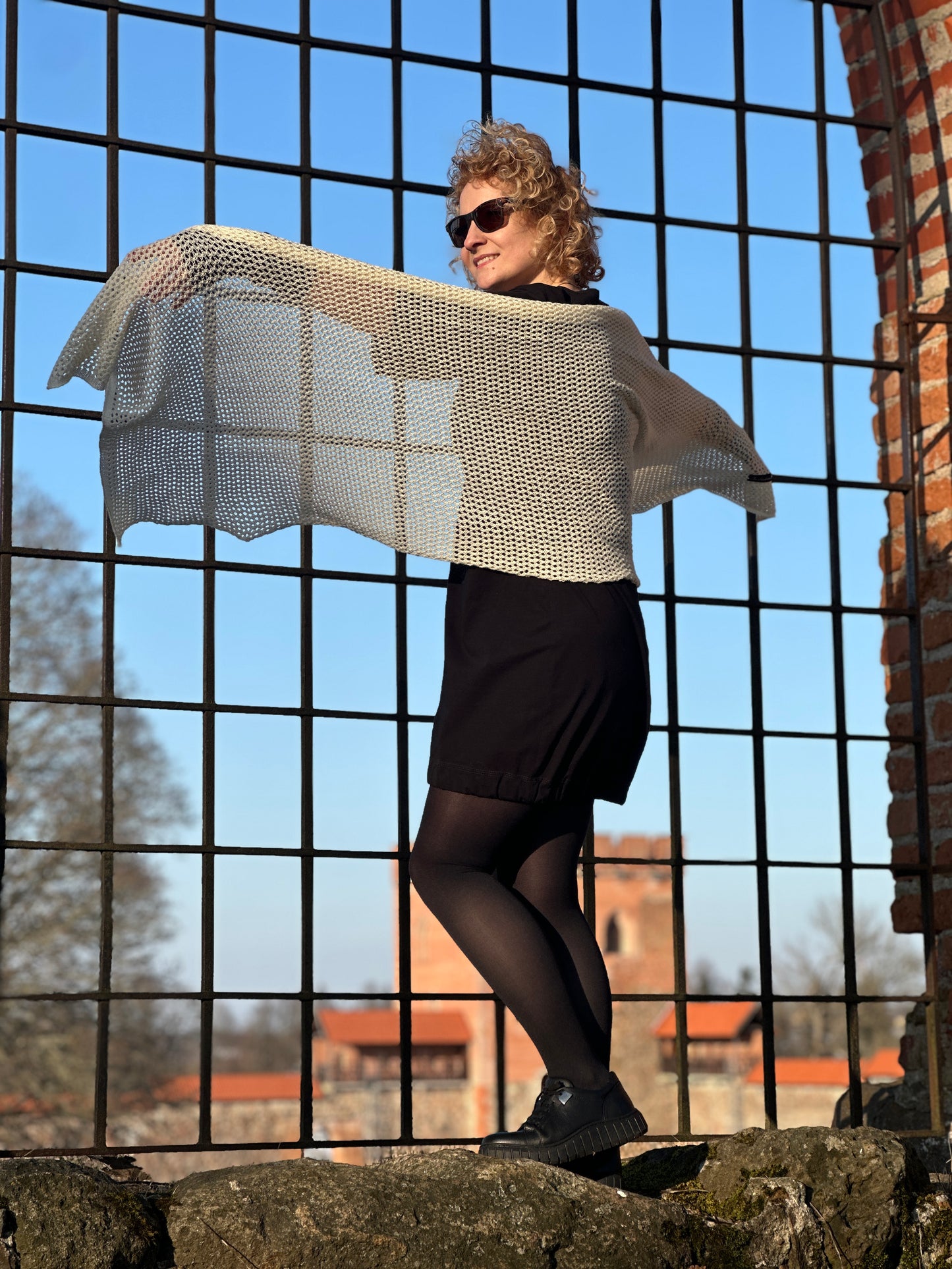 Honey Oat The Cloud Wrap | Artisanal Shawl