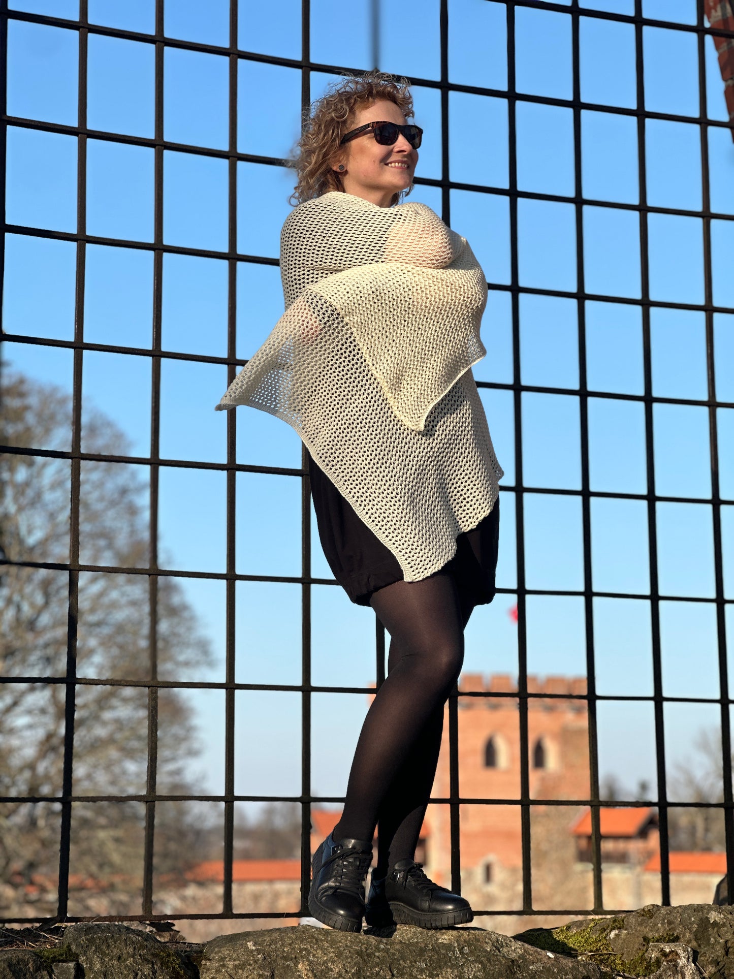 Honey Oat The Cloud Wrap | Artisanal Shawl