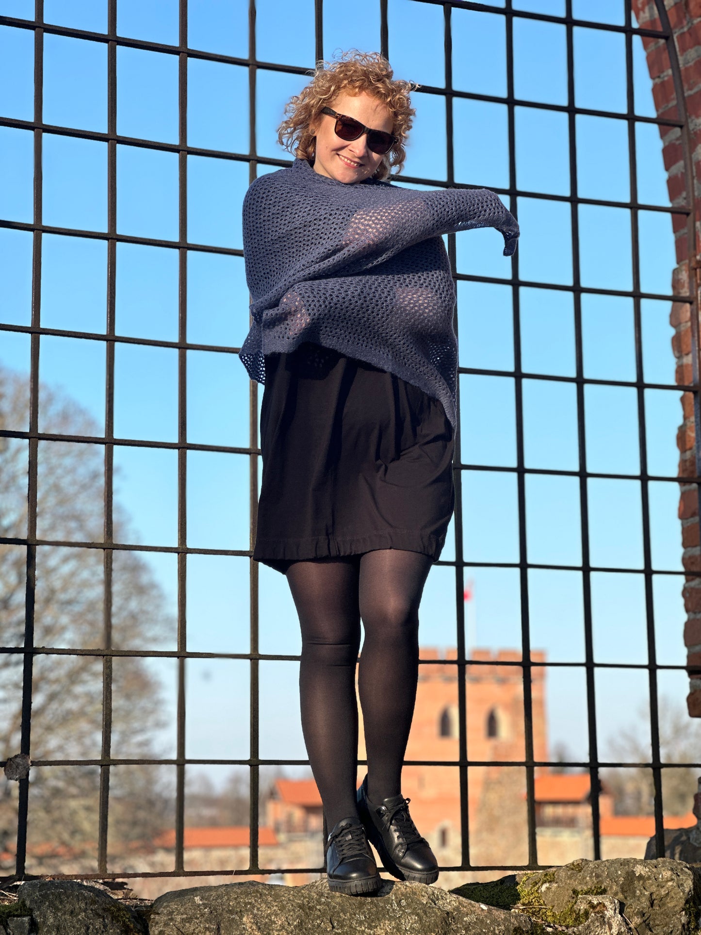 Muted Ocean The Cloud Wrap | Artisanal Shawl