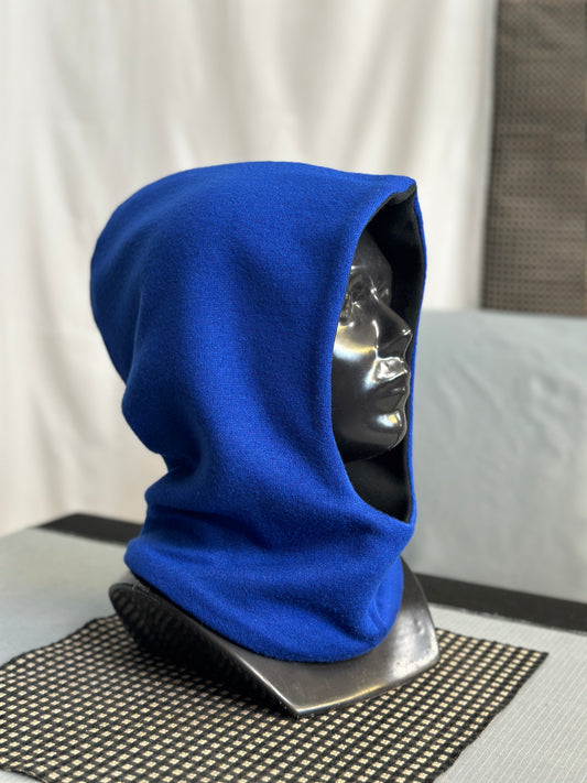 Midnight Blue & Black Reversible Hood – Short Neck Edition