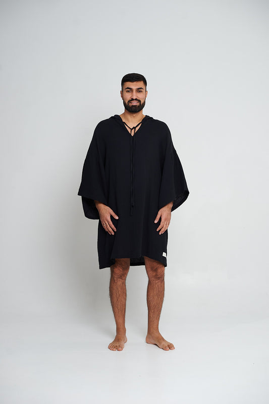 KRABI Men’s Muslin Hooded Poncho