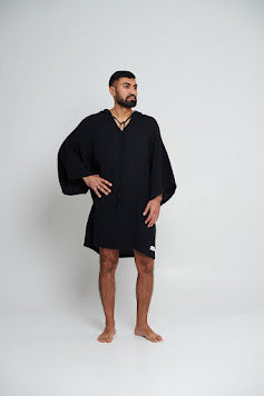 KRABI Men’s Muslin Hooded Poncho
