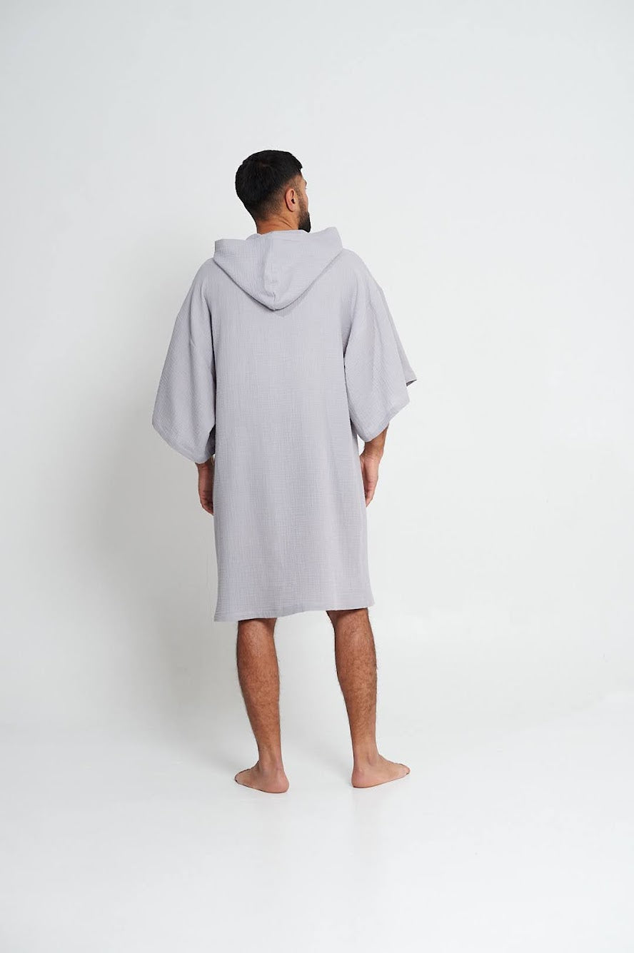 KRABI Men’s Muslin Hooded Poncho