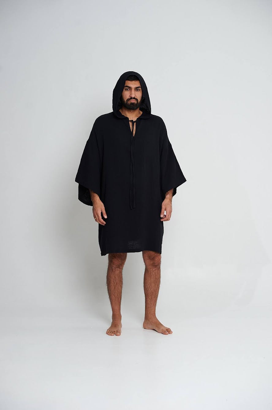 KRABI Men’s Muslin Hooded Poncho