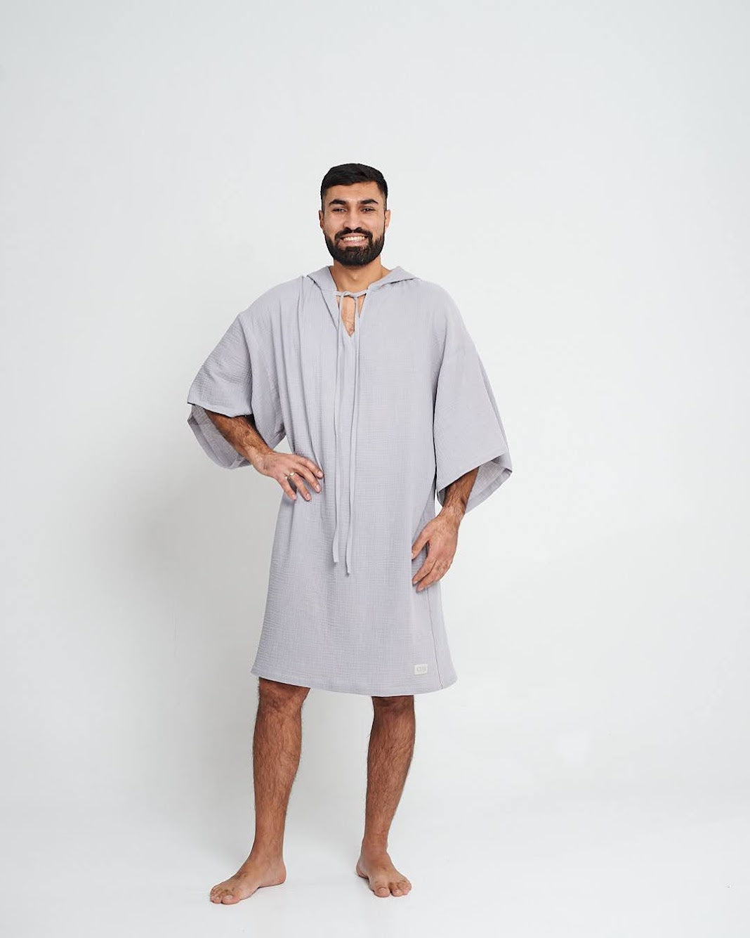 KRABI Men’s Muslin Hooded Poncho