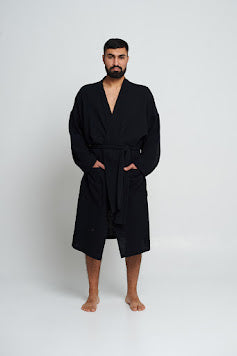 KRABI Men’s Muslin Bathrobe / Kimono Robe