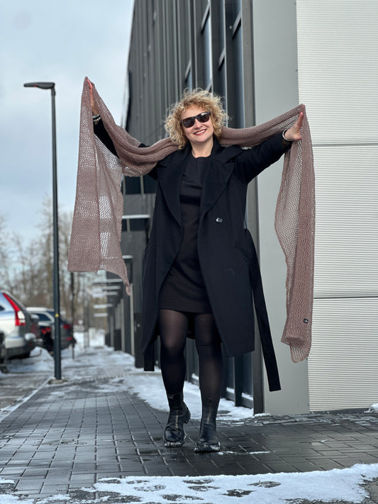 Cocoa The Cloud Wrap | Artisanal Shawl