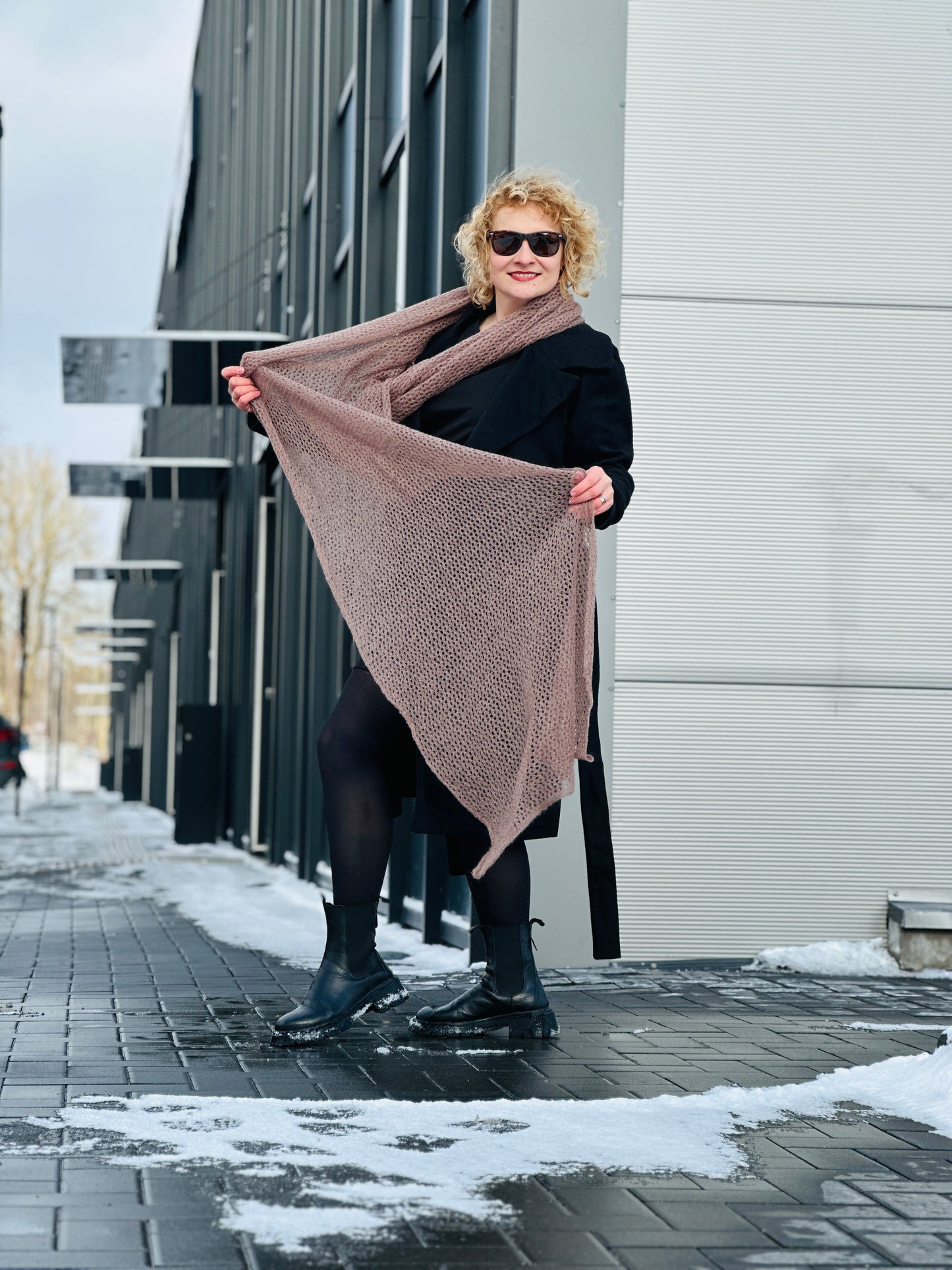 Cocoa The Cloud Wrap | Artisanal Shawl