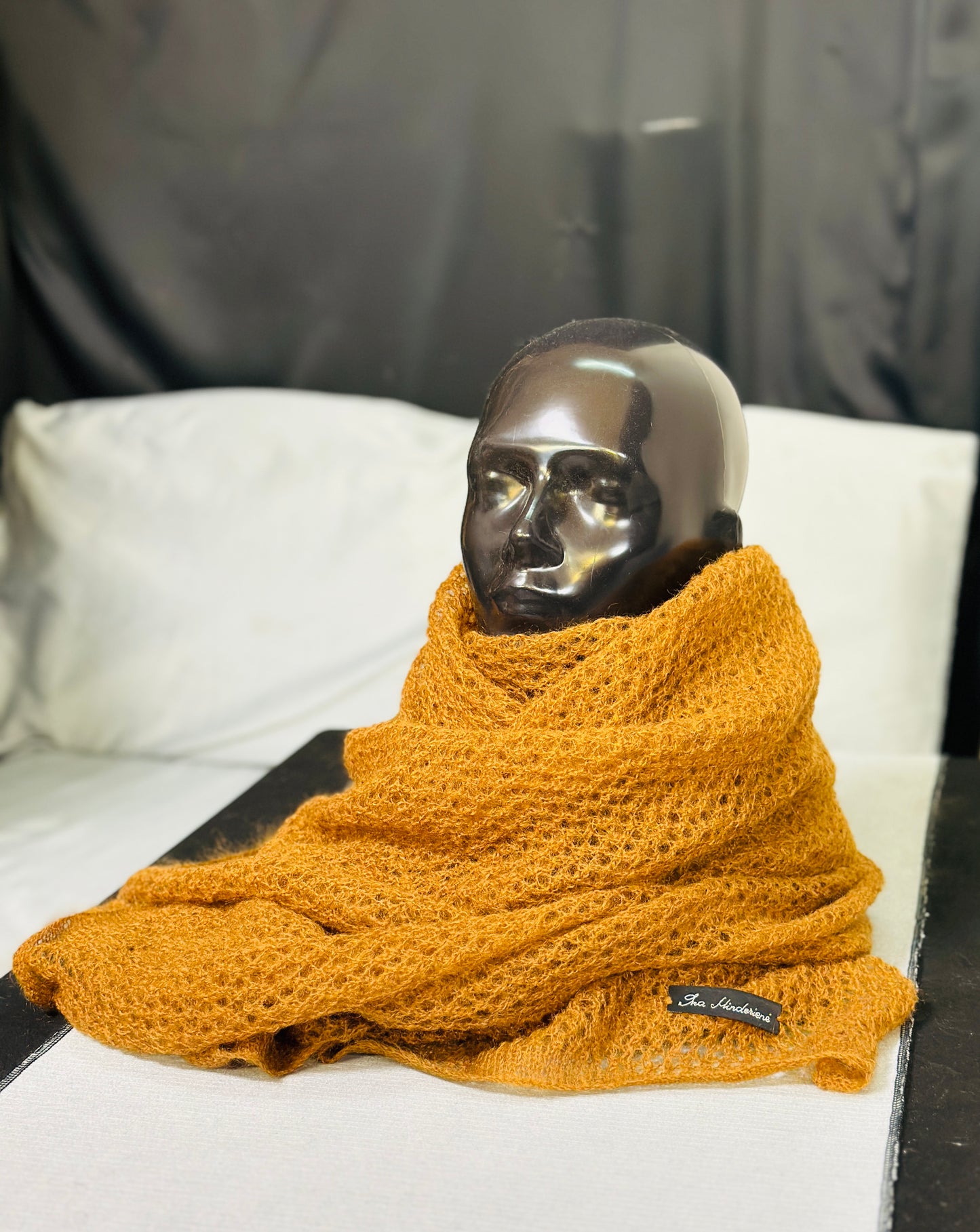 Copper Amber The Cloud Wrap | Artisanal Shawl