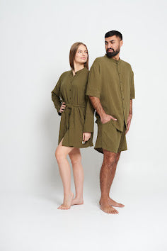 KRABI Women’s Muslin Shirt Dress / Tunic